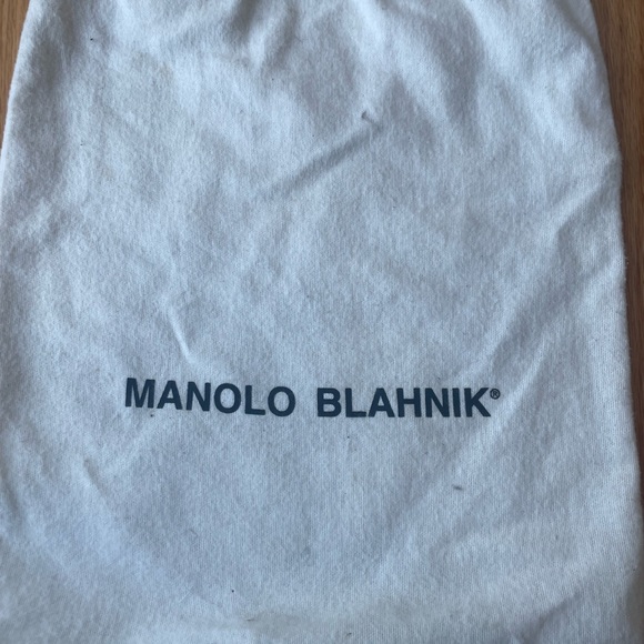 Manolo Blahnik brown suede heel. Size 40.5. Excellent pre-owned condition. - Picture 6 of 6